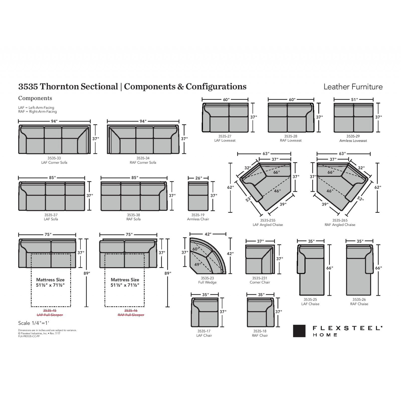 Flexsteel Thornton Sofa Group